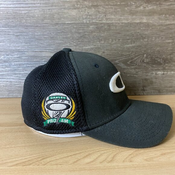 Oakley Pro Am Hat Cap Fitted Mens Large Gray Golf Tournament Mesh New Era - Picture 7 of 11